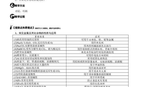 微专题突破5无机物的性质、转化与应用（学案）（教师版）_05高考化学_2025年新高考资料_二轮复习_01高考语文等多个文件_2025年高考化学二轮复习重点微专题突破学案（新高考专用）
