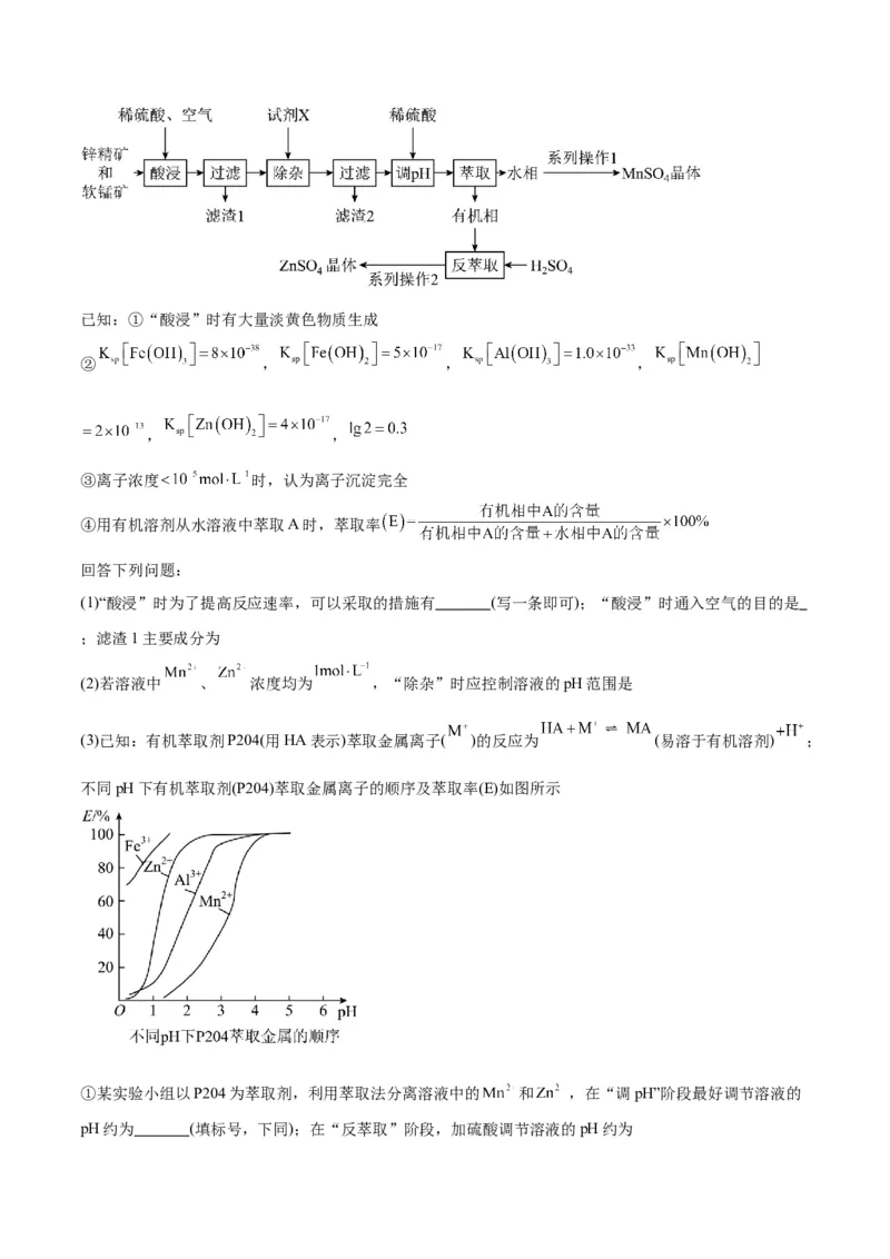 专题讲座（五）工艺流程的解题策略（练）-2024年高考化学大一轮复习精讲精练+专题讲座（原卷版）_05高考化学_2024年新高考资料_1.2024一轮复习