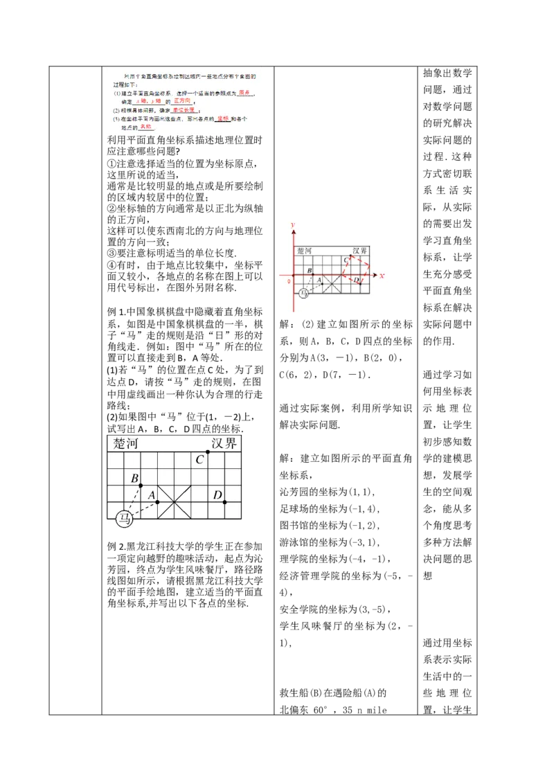 第9章平面直角坐标系（大单元教学设计）-（人教版2024）_初中数学_七年级数学下册（人教版）_大单元教学课件+教学设计-U42