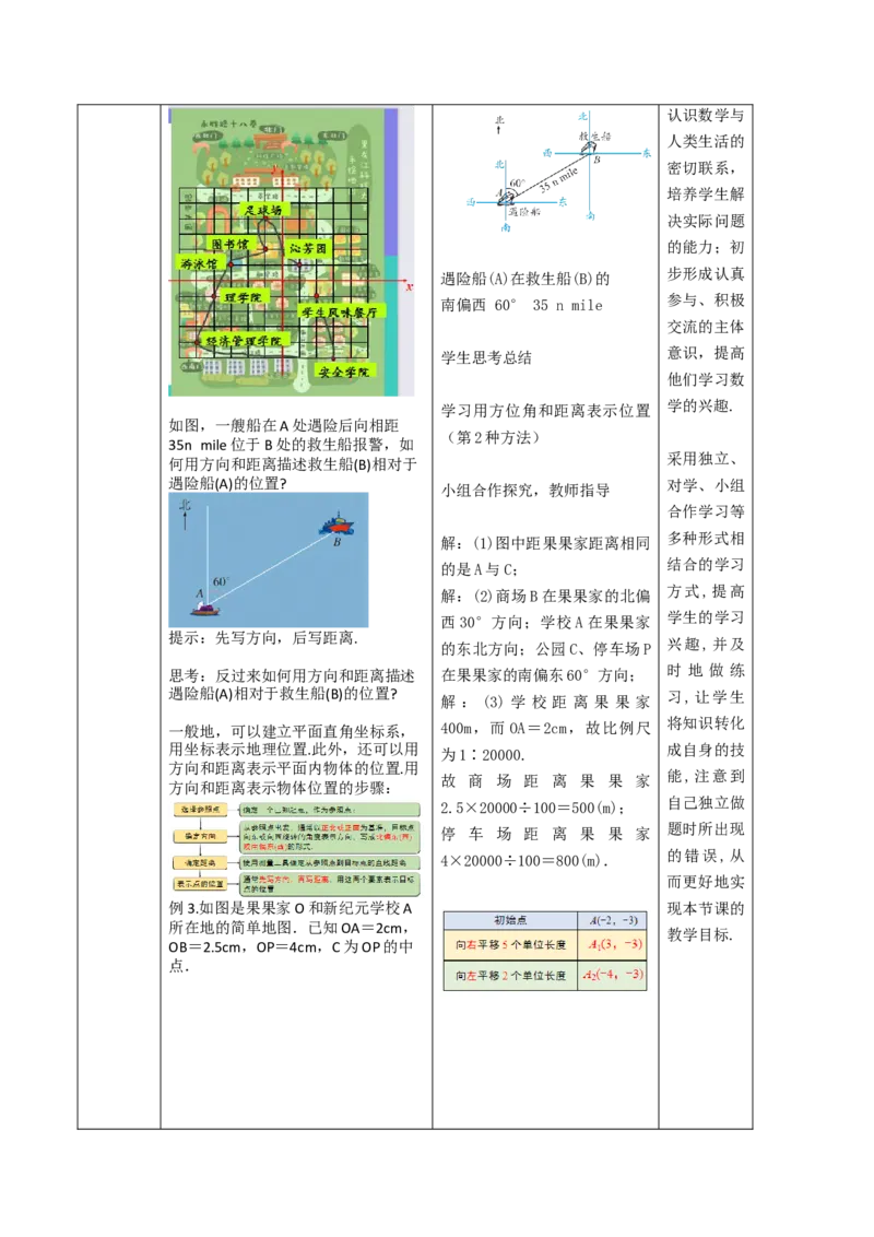 第9章平面直角坐标系（大单元教学设计）-（人教版2024）_初中数学_七年级数学下册（人教版）_大单元教学课件+教学设计-U42