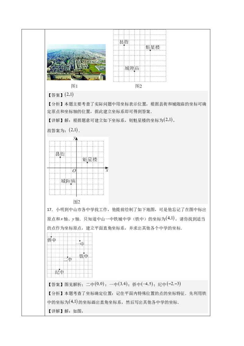 第9章平面直角坐标系（大单元教学设计）-（人教版2024）_初中数学_七年级数学下册（人教版）_大单元教学课件+教学设计-U42