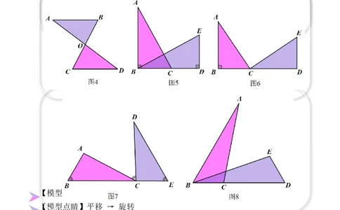 全等三大类基础模型_初中数学人教版_8上-初中数学人教版_旧版_07专项讲练_八年级数学上册全等三角形模型图析高分突破（人教版）