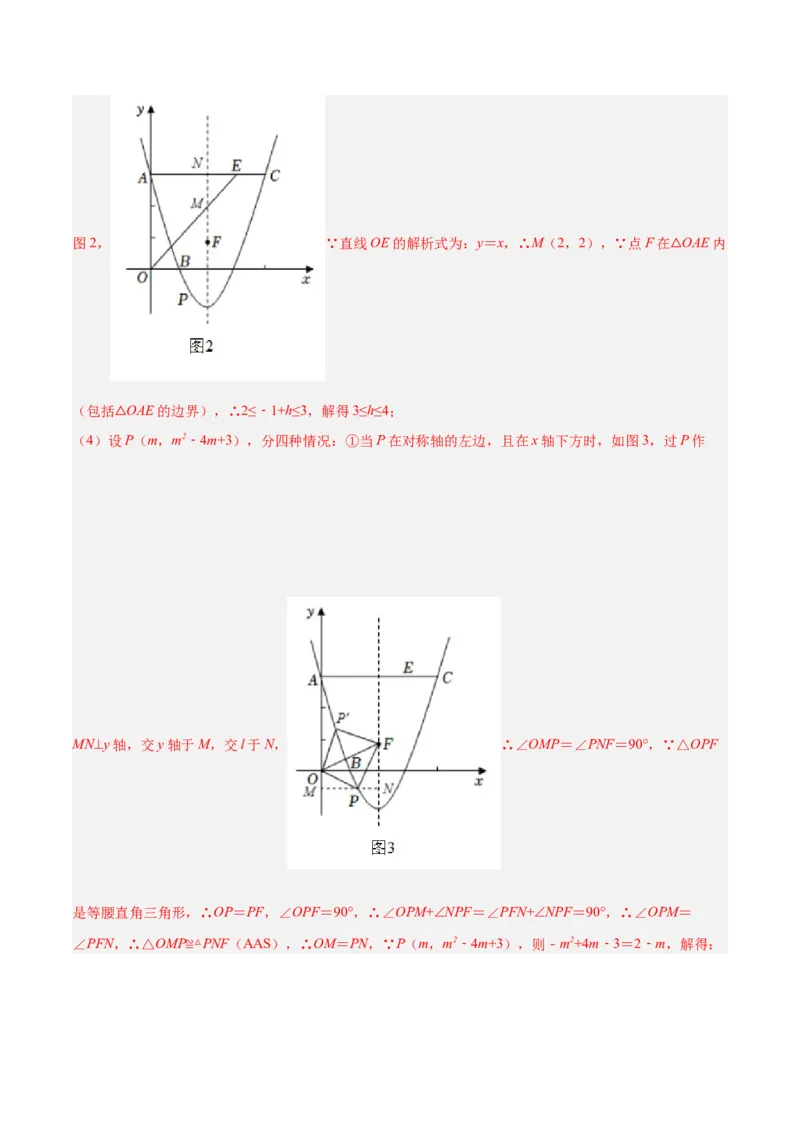 培优专题10二次函数的综合--特殊图形的存在性问题-解析版_初中数学人教版_9下-初中数学人教版_07专项讲练_核心考点突破2022-2023学年九年级数学精选专题培优讲与练（人教版）