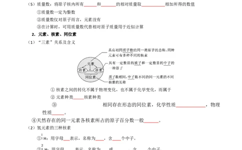 知识清单13元素周期表、元素周期律（原卷版）_05高考化学_2025年新高考资料_一轮复习_上好课2025年高考化学一轮复习知识清单3246985