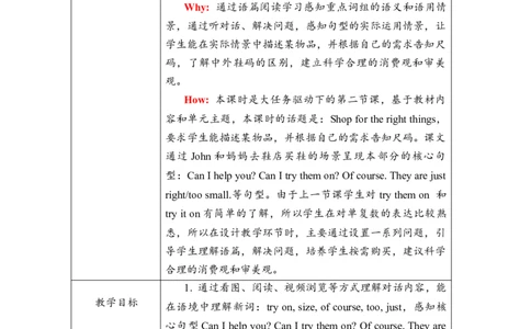 教案_2026春人教四下_29赠送其它资料_旧版四下资料包_大单元教学课件+教学设计-K58_Unit6_Unit6ShoppingAlet'stalk