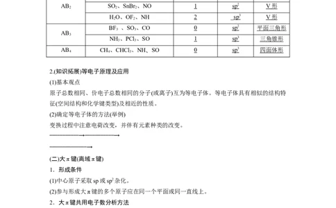 大单元三　第八章　热点强化14　微粒空间结构　大&pi;键的判断_05高考化学_2025年新高考资料_一轮复习_2025大一轮复习讲义+课件（完结）_2025大一轮复习讲义化学教师用书Word版文档全书