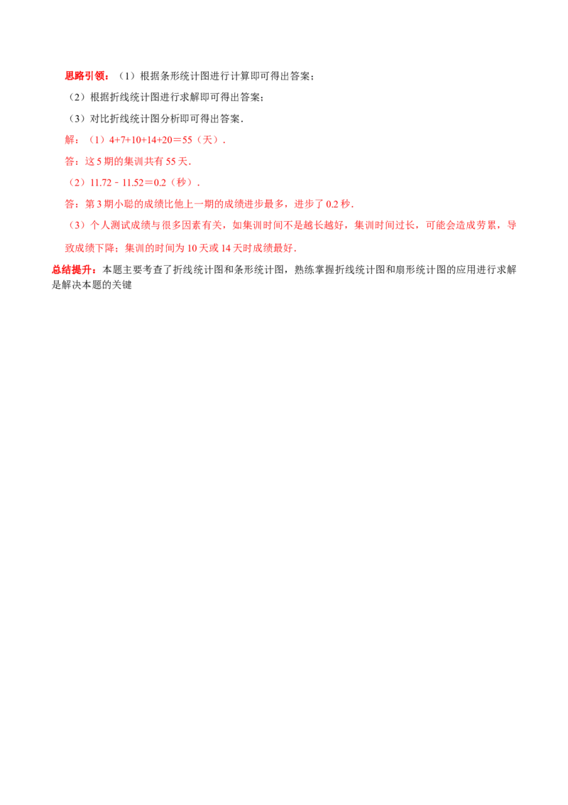 第十章数据的收集、整理与描述考点整合与数学思想渗透及2022中考真题链接（解析版）_初中数学人教版_7下-初中数学人教版_7下-初中数学人教版（旧版）赠送_07专项讲练