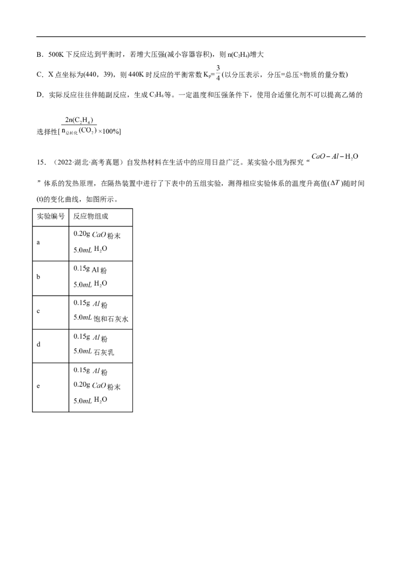 易错点22化学反应平衡和移动-备战2023年高考化学考试易错题（解析版）_05高考化学_通用版（老高考）复习资料_2023年复习资料_专项复习_备战2023年高考化学考试易错题（全国通用）