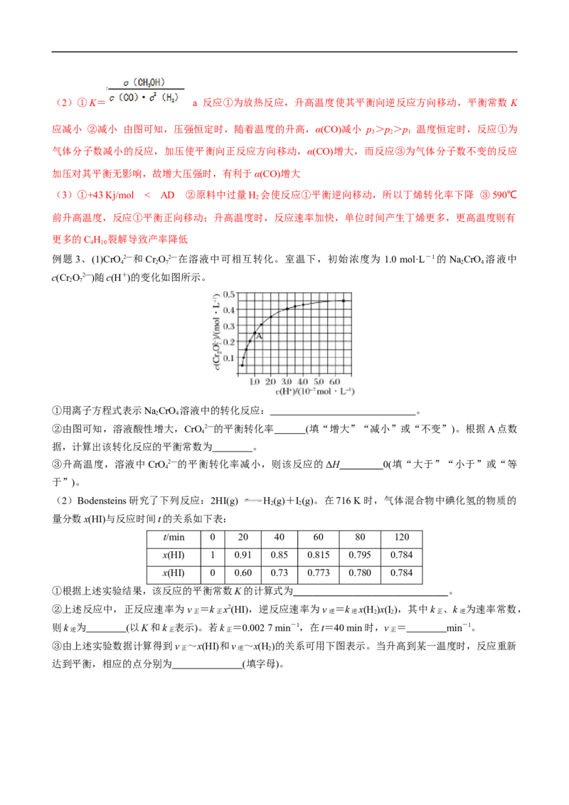 易错点22化学反应平衡和移动-备战2023年高考化学考试易错题（解析版）_05高考化学_通用版（老高考）复习资料_2023年复习资料_专项复习_备战2023年高考化学考试易错题（全国通用）