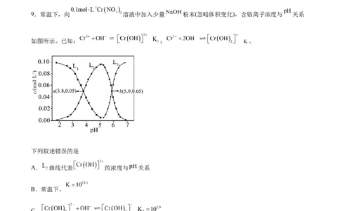 信息必刷卷01（河北专用）（考试版）_05高考化学_2025年新高考资料_2025考前信息卷_2025年高考化学考前信息必刷卷（河北专用）34330545