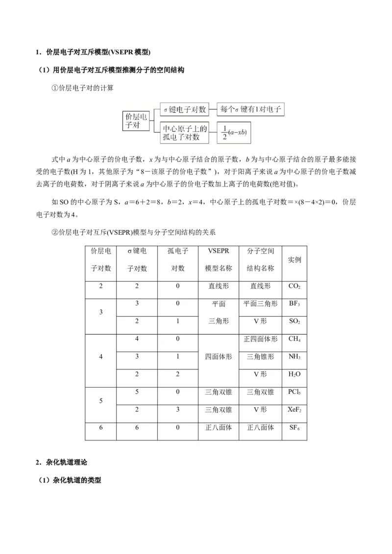 热点08分子结构与性质-2024年高考化学热点&middot;重点&middot;难点专练（新高考专用）（解析版）_05高考化学_2024年新高考资料_3.2024专项复习