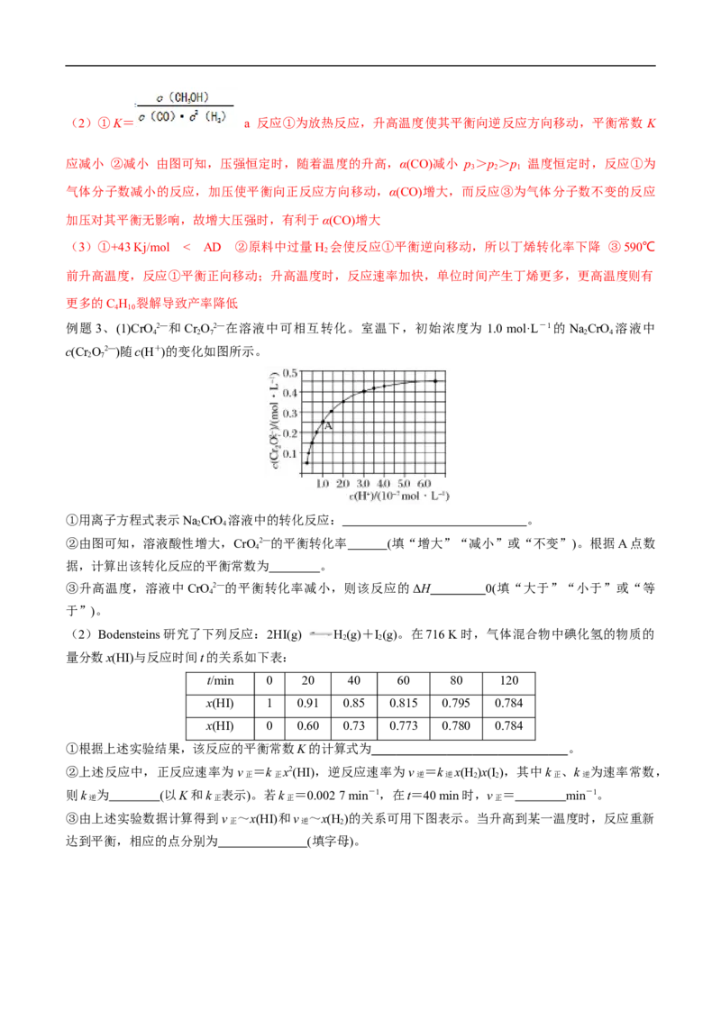 易错点22化学反应平衡和移动-备战2023年高考化学考试易错题（原卷版）_05高考化学_通用版（老高考）复习资料_2023年复习资料_专项复习_备战2023年高考化学考试易错题（全国通用）