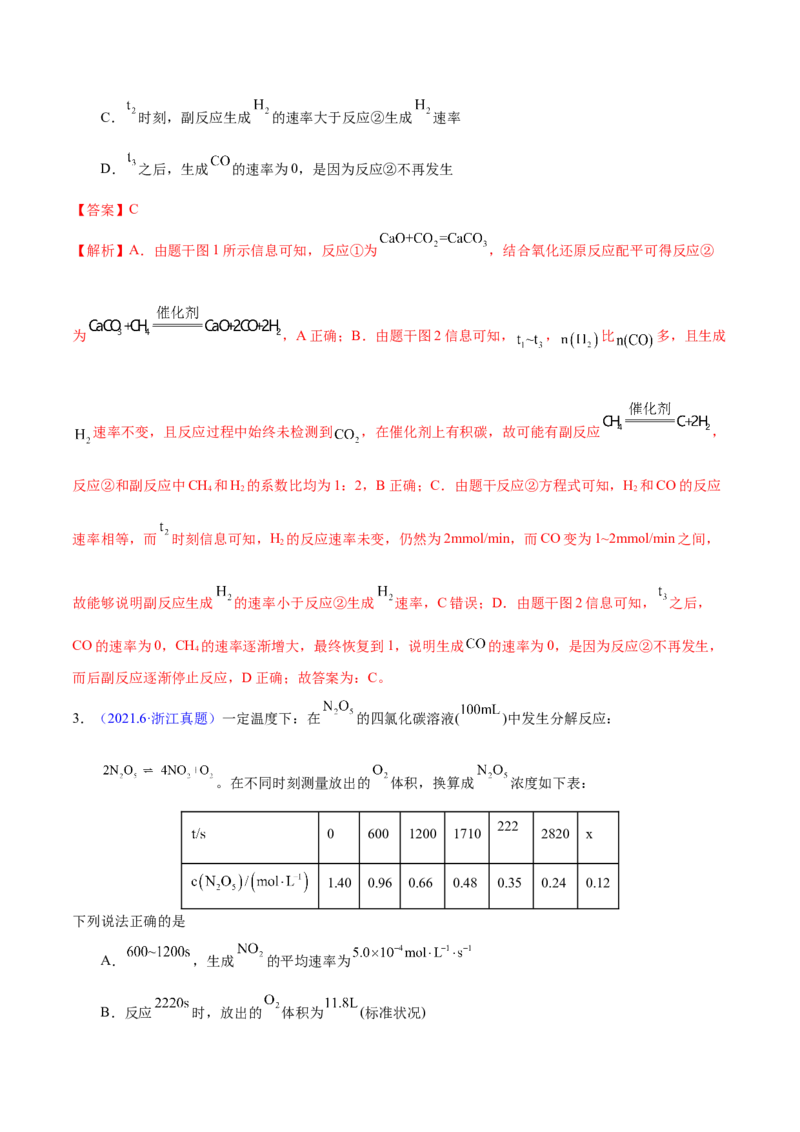 专题十二化学反应速率与化学平衡（专讲）-冲刺2023年高考化学二轮复习核心考点逐项突破（解析版）_05高考化学_新高考复习资料_2023年新高考资料_二轮复习