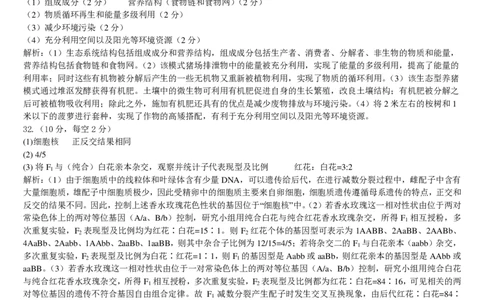 四川省成都七中高2023届高三下期二诊模拟考试理科综合试题答案公众号：一枚试卷君_05高考化学_高考模拟题_新高考_四川省成都七中高2023届高三下期二诊模拟考试理科综合试题