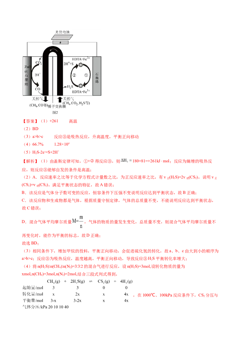 押广东卷第19题&nbsp;化学反应原理综合题（解析版）_05高考化学_2024年新高考资料_5.2024三轮冲刺_备战2024年高考化学临考题号押题（广东卷）323301515