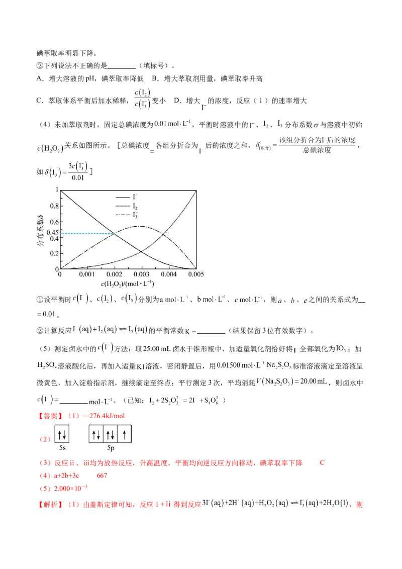 押广东卷第19题&nbsp;化学反应原理综合题（解析版）_05高考化学_2024年新高考资料_5.2024三轮冲刺_备战2024年高考化学临考题号押题（广东卷）323301515