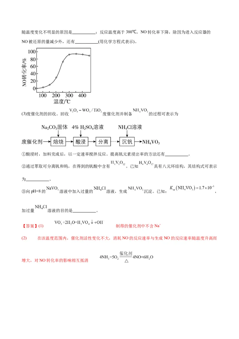 押江苏卷第14题化工流程综合题（原卷版）_05高考化学_2024年新高考资料_5.2024三轮冲刺_备战2024年高考化学临考题号押题（江苏专用）322863014
