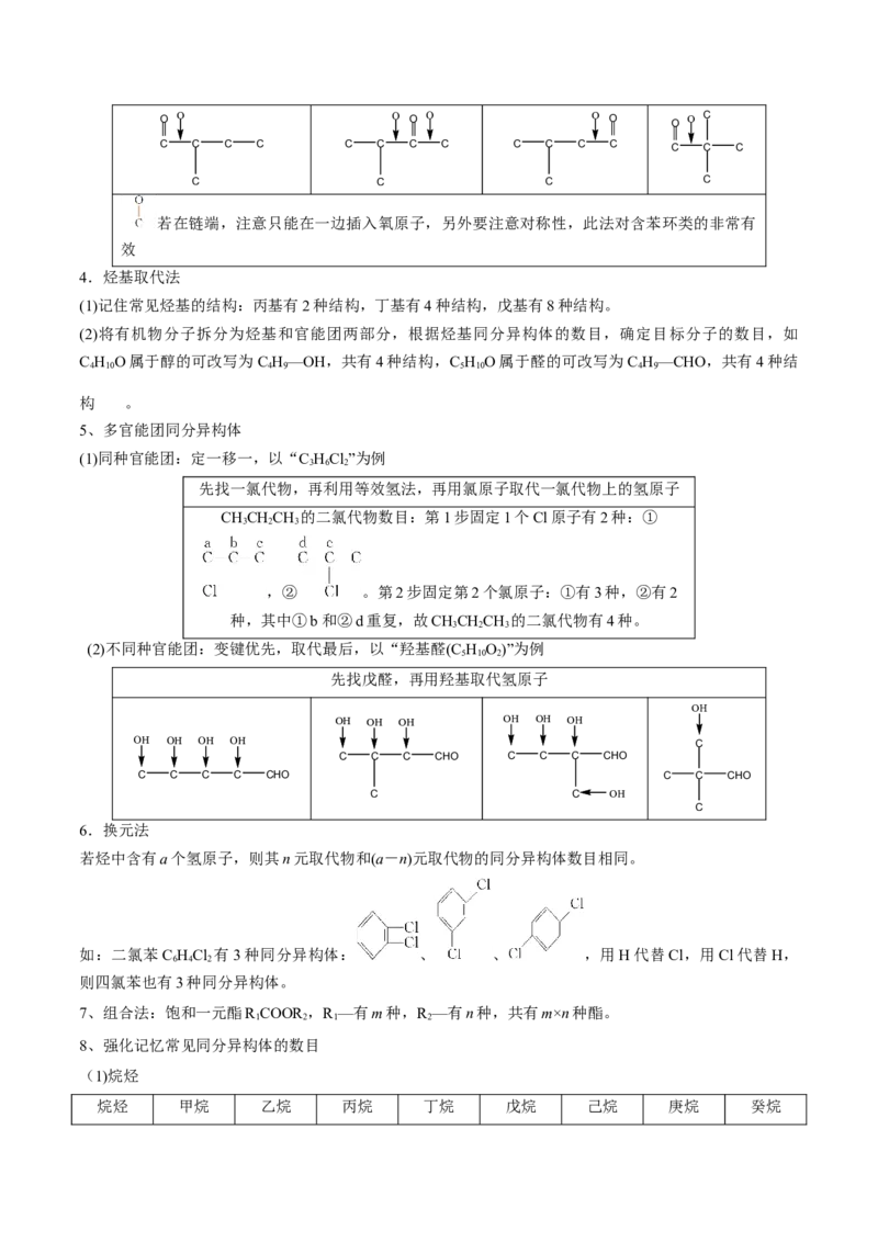 专题讲座（十一）同分异构体的书写与数目判断（讲）-2023年高考化学一轮复习讲练测（全国通用）（解析版）_05高考化学_通用版（老高考）复习资料_2023年复习资料_一轮复习