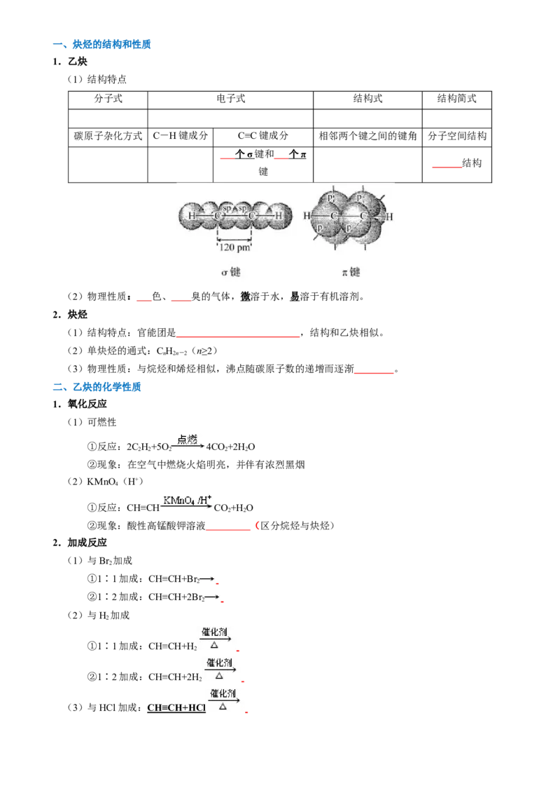 知识清单26烃-口袋书2025年高考化学一轮复习知识清单（新高考专用）（原卷版）_05高考化学_2025年新高考资料_一轮复习_上好课2025年高考化学一轮复习知识清单3246985