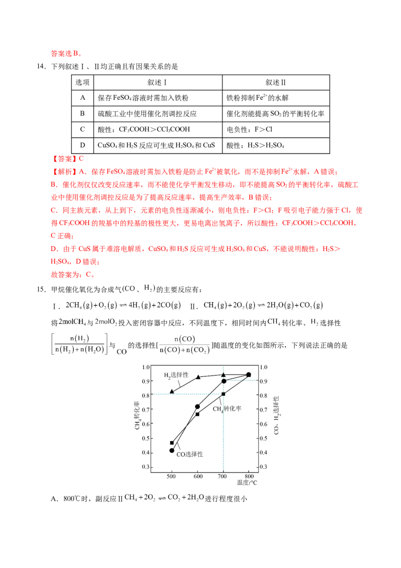 信息必刷卷02（广东专用）（解析版）_05高考化学_2025年新高考资料_2025考前信息卷_2025年高考化学考前信息必刷卷（广东专用）3443221