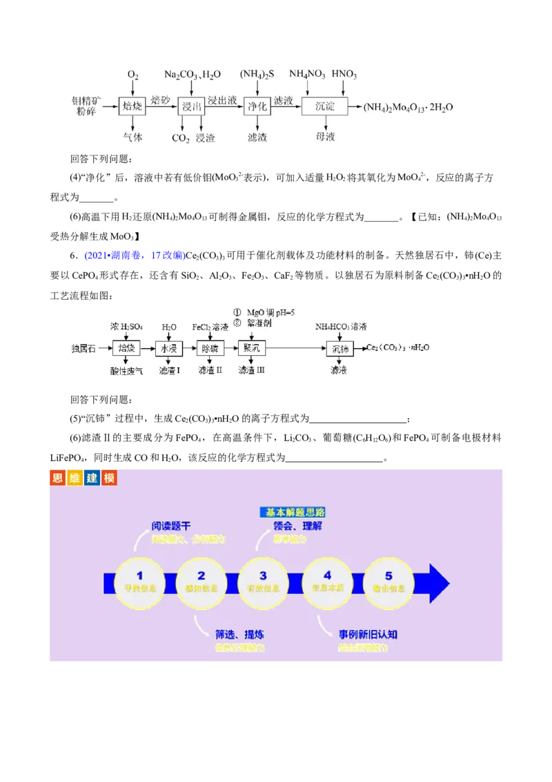 热点专项信息型方程式的书写（原卷版）_05高考化学_2025年新高考资料_二轮复习_上好课2025年高考化学二轮复习讲练测（新高考通用）3379109_主题一化学用语与基本概念