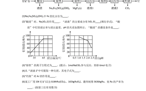 专题十工艺流程题专题检验--（实战演练）-高考引领教学2023年高考化学二轮针对性复习方案（解析版）_05高考化学_通用版（老高考）复习资料_2023年复习资料_二轮复习