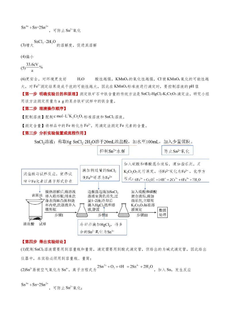 模板01物质制备和提纯类实验(原卷版)_05高考化学_2025年新高考资料_二轮复习_2025年高考化学答题技巧与模板构建338868722_第二部分主观题突破_化学综合实验