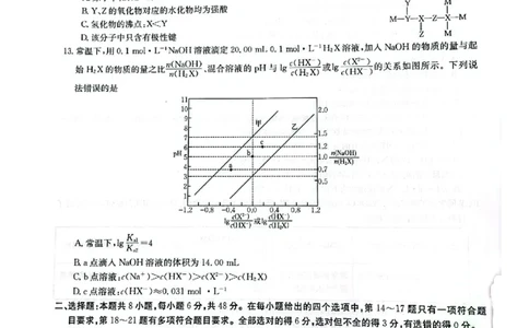 河南省开封市2022-2023学年高三上学期期末考试理科综合试卷_05高考化学_高考模拟题_全国课标版_河南省开封市2022-2023学年高三上学期期末考试理综