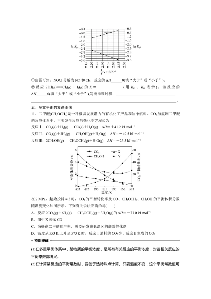 大单元四　第十一章　第50讲　化学反应速率与化学平衡图像分类突破_05高考化学_2025年新高考资料_一轮复习_2025大一轮复习讲义+课件（完结）_2025大一轮复习讲义
