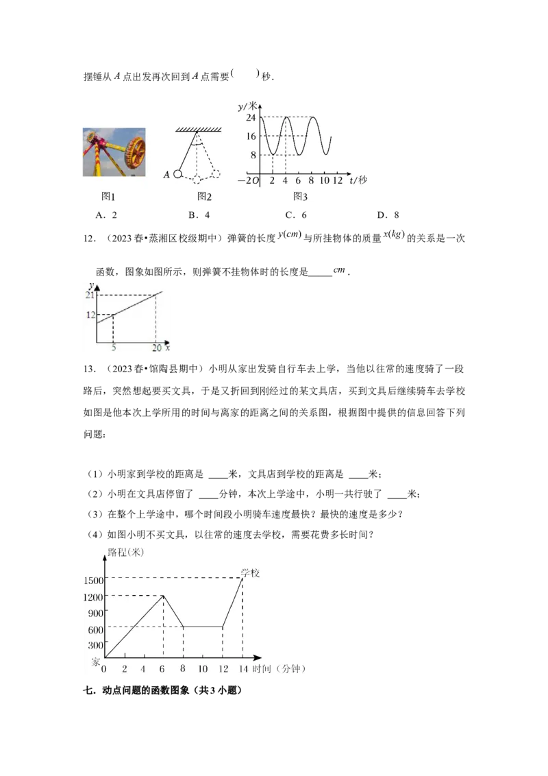 第19章一次函数章节复习卷（24个知识点+50题练习）（学生版）_初中数学_八年级数学下册（人教版）_常见题型通关讲解练-V3