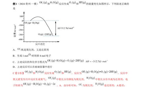 易错专题09反应热的表示与计算-2024年高考化学考前易错聚焦（解析版）_05高考化学_2024年新高考资料_5.2024三轮冲刺_2024年高考化学考前易错聚焦