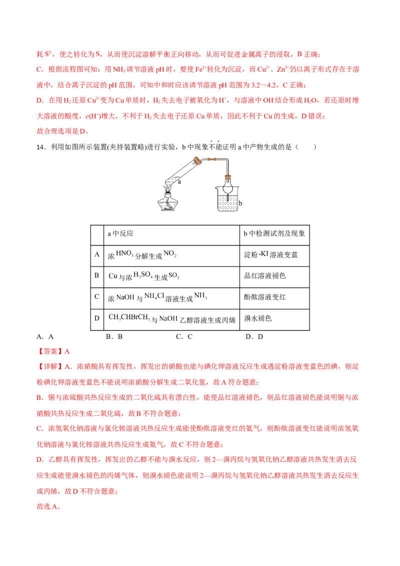 专题四元素及其化合物（解析版）_05高考化学_新高考复习资料_2023年新高考资料_二轮复习_题型分类归纳2023年高考化学二轮复习讲与练