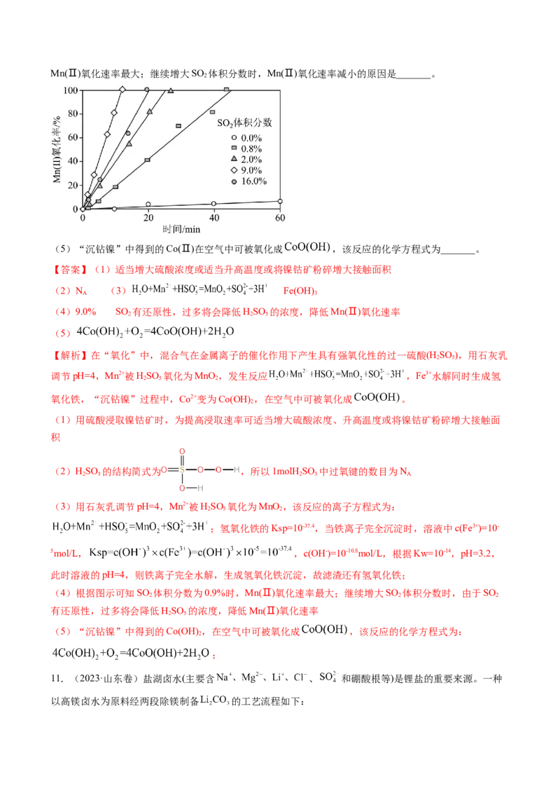 微考点陌生情境下方程式的书写（核心考点精讲精练）-备战2025年高考化学一轮复习考点帮（新高考通用）（解析版）_05高考化学_2025年新高考资料_一轮复习