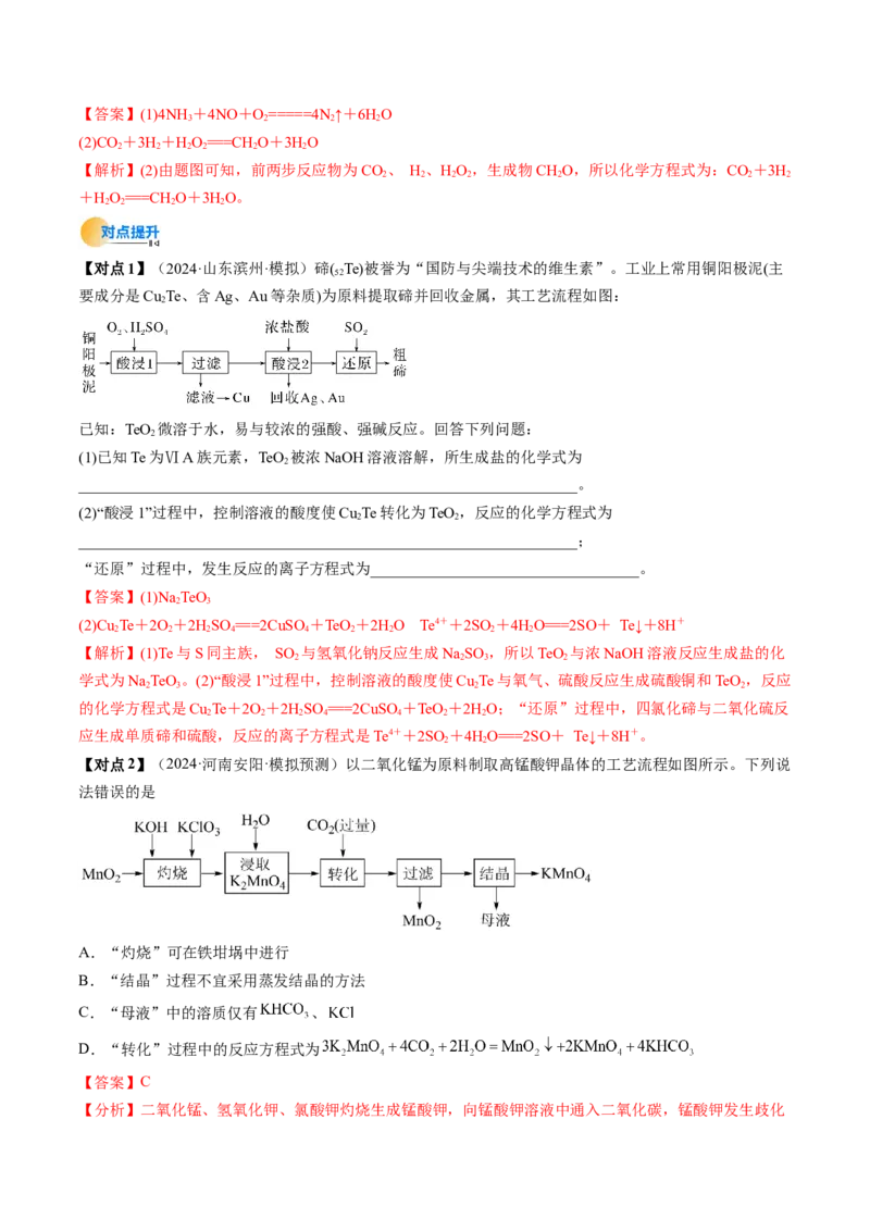 微考点陌生情境下方程式的书写（核心考点精讲精练）-备战2025年高考化学一轮复习考点帮（新高考通用）（解析版）_05高考化学_2025年新高考资料_一轮复习