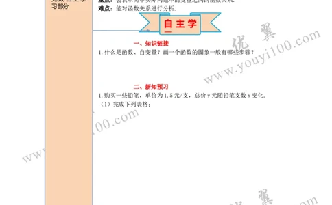 导学案19.1.2第2课时函数的表示方法_初中数学人教版_八年级数学下册_保存转存之后查看(1)_8下-初中数学人教版（2026春新版持续更新）_旧版-可参考_02课件+导学案（配套）