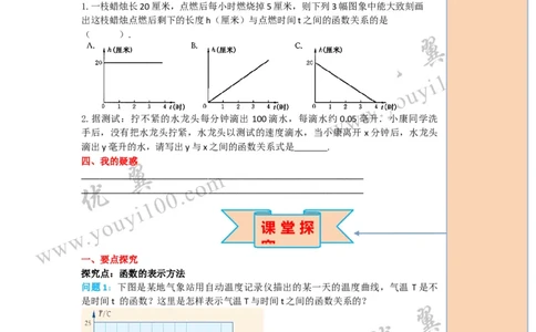导学案19.1.2第2课时函数的表示方法_初中数学人教版_八年级数学下册_保存转存之后查看(1)_8下-初中数学人教版（2026春新版持续更新）_旧版-可参考_02课件+导学案（配套）