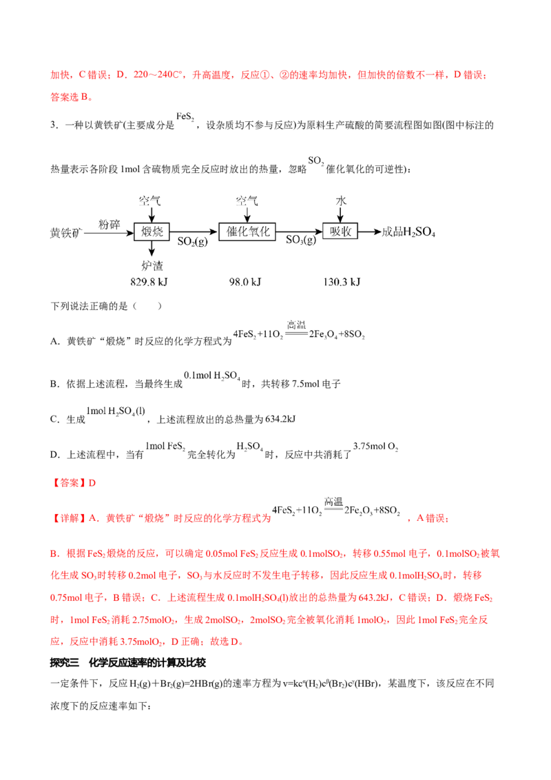 专题六反应速率化学平衡与能量变化（解析版）_05高考化学_新高考复习资料_2023年新高考资料_二轮复习_题型分类归纳2023年高考化学二轮复习讲与练