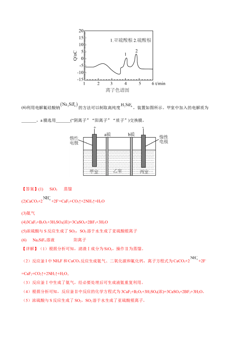 专题十一化学工艺流程（解析版）_05高考化学_新高考复习资料_2023年新高考资料_二轮复习_题型分类归纳2023年高考化学二轮复习讲与练
