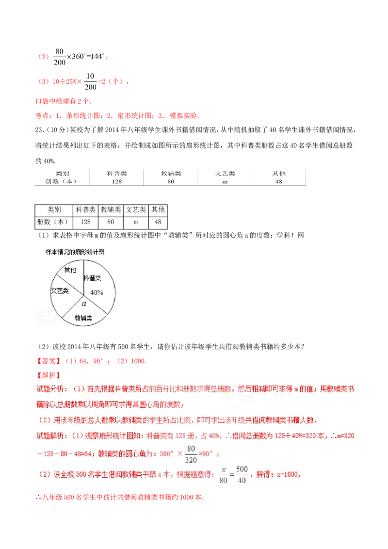 第10章数据的收集、整理和描述（A卷）_初中数学人教版_7下-初中数学人教版_7下-初中数学人教版（旧版）赠送_06习题试卷_2单元测试_单元测试（第2套）