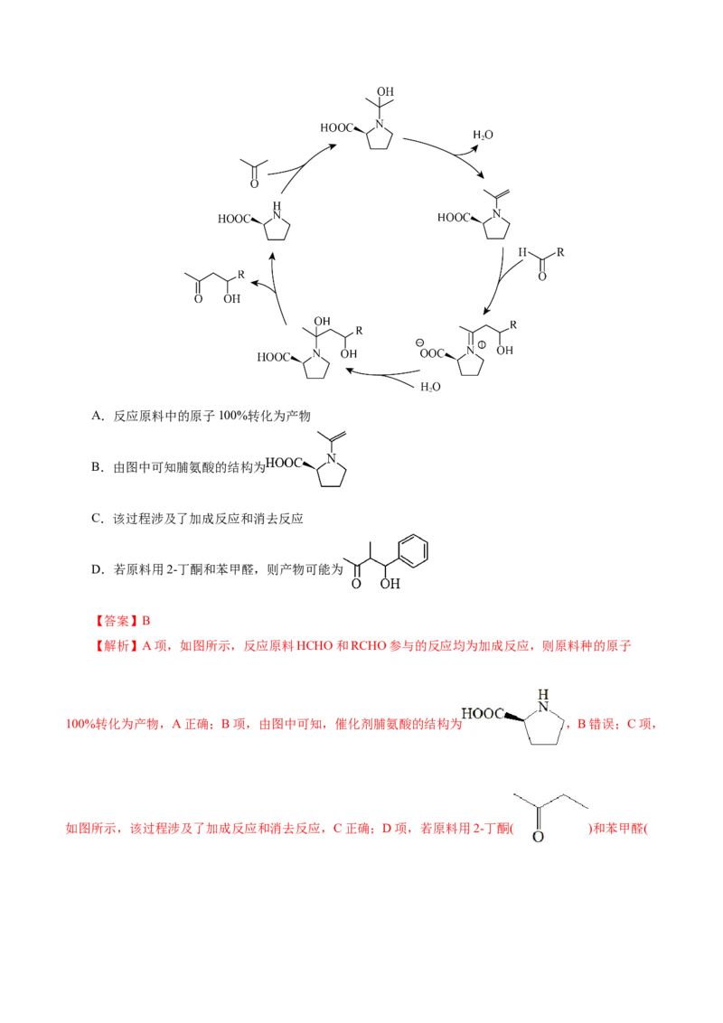 热点专项反应机理与反应过程分析（解析版）_05高考化学_2025年新高考资料_二轮复习_上好课2025年高考化学二轮复习讲练测（新高考通用）3379109_主题三化学反应原理