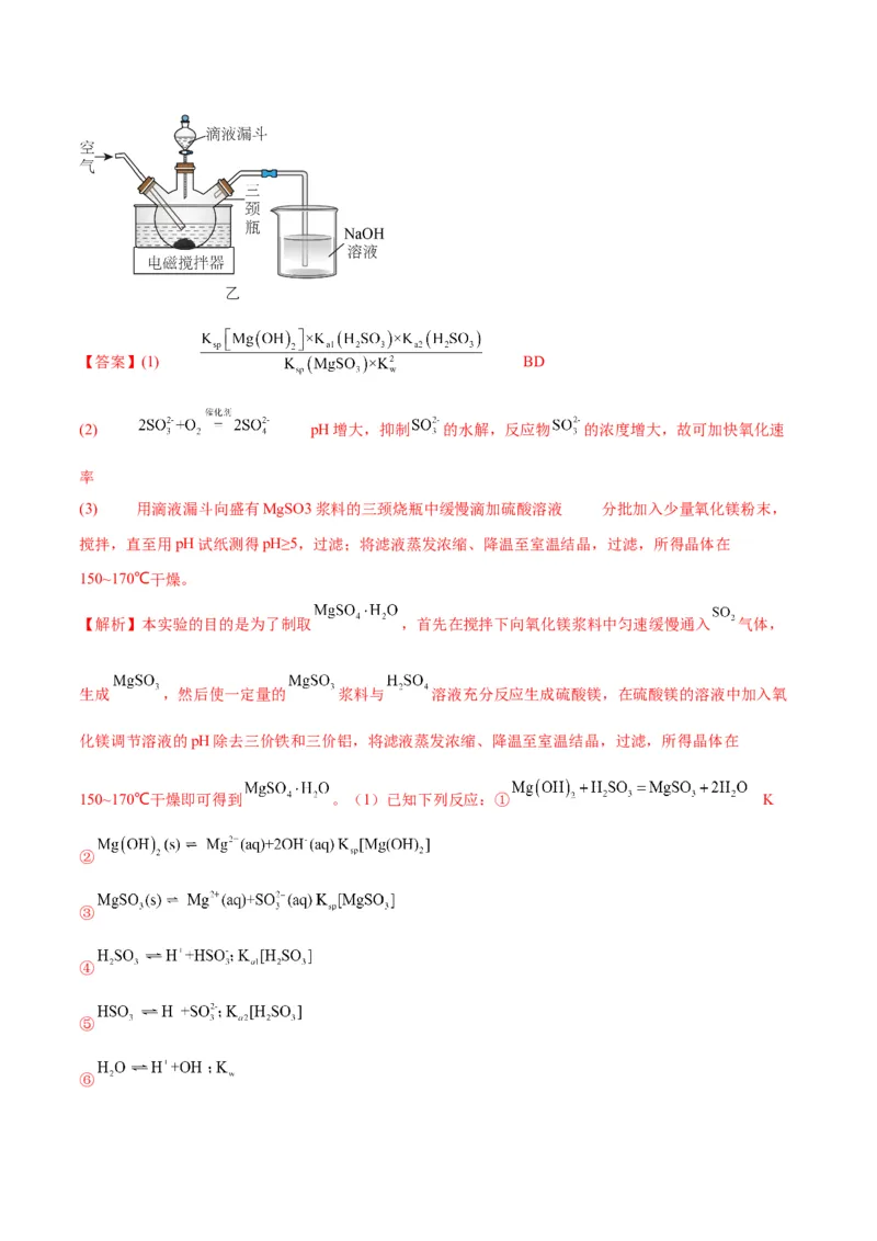 押江苏卷第16题化学实验综合（原卷版）_05高考化学_2024年新高考资料_5.2024三轮冲刺_备战2024年高考化学临考题号押题（江苏专用）322863014