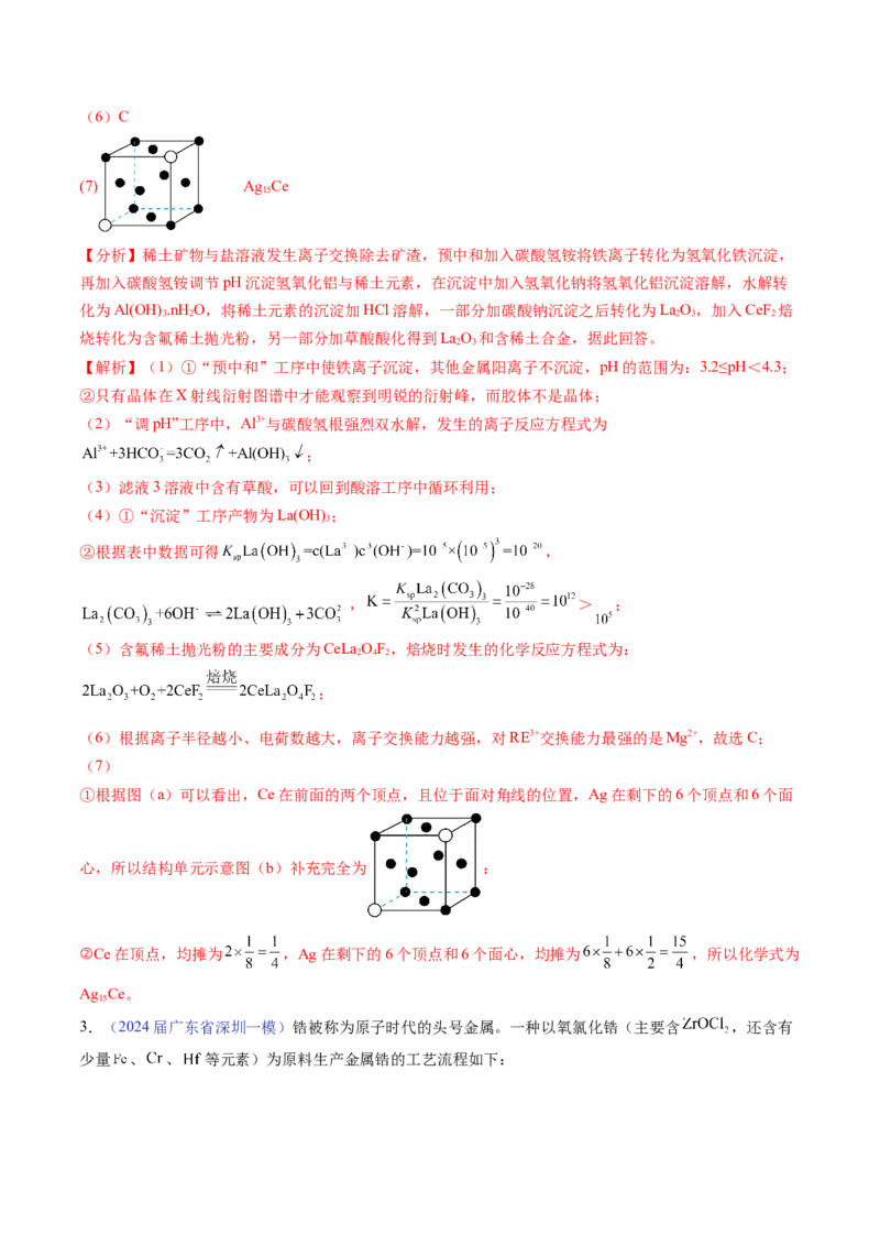 押广东卷第18题&nbsp;工艺流程综合题（解析版）_05高考化学_2024年新高考资料_5.2024三轮冲刺_备战2024年高考化学临考题号押题（广东卷）323301515