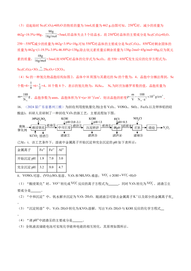 押广东卷第18题&nbsp;工艺流程综合题（解析版）_05高考化学_2024年新高考资料_5.2024三轮冲刺_备战2024年高考化学临考题号押题（广东卷）323301515