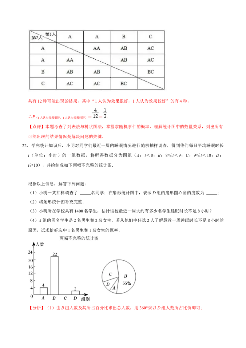 期末考前基础练练练-概率初步（35题）（解析版）_初中数学人教版_9上-初中数学人教版_07专项讲练_重要笔记九年级数学上册重要考点精讲精练(人教版)