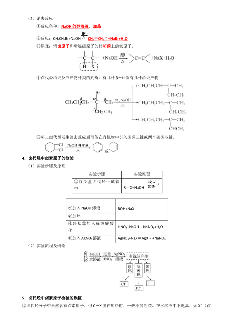 知识清单27烃的衍生物-口袋书2025年高考化学一轮复习知识清单（新高考专用）（解析版）_05高考化学_2025年新高考资料_一轮复习_上好课2025年高考化学一轮复习知识清单3246985