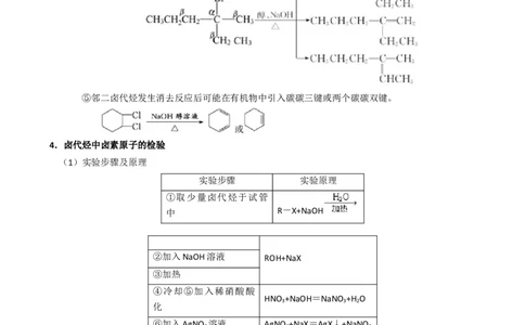 知识清单27烃的衍生物-口袋书2025年高考化学一轮复习知识清单（新高考专用）（解析版）_05高考化学_2025年新高考资料_一轮复习_上好课2025年高考化学一轮复习知识清单3246985