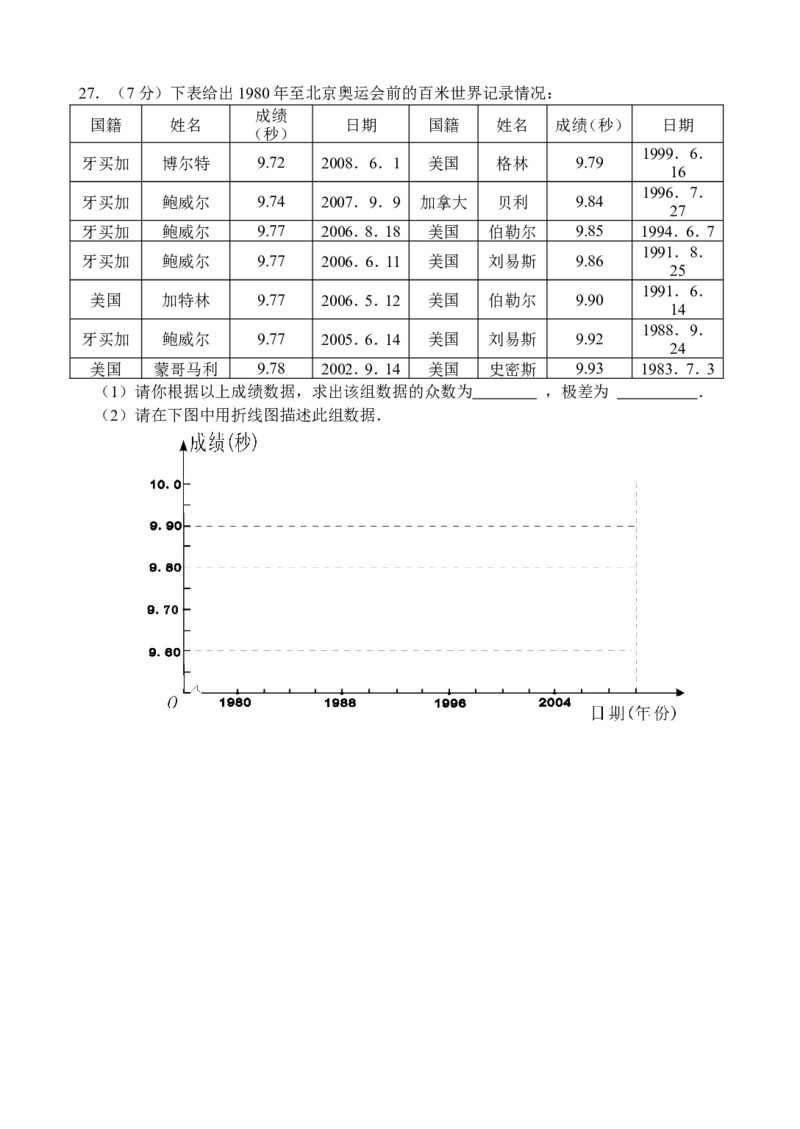 新人教版八年级下册第20章数据分析单元测试试卷（A卷）_初中数学人教版_八年级数学下册_保存转存之后查看(1)_8下-初中数学人教版（2026春新版持续更新）_旧版-可参考_06习题试卷