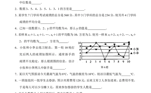 新人教版八年级下册第20章数据分析单元测试试卷（A卷）_初中数学人教版_八年级数学下册_保存转存之后查看(1)_8下-初中数学人教版（2026春新版持续更新）_旧版-可参考_06习题试卷