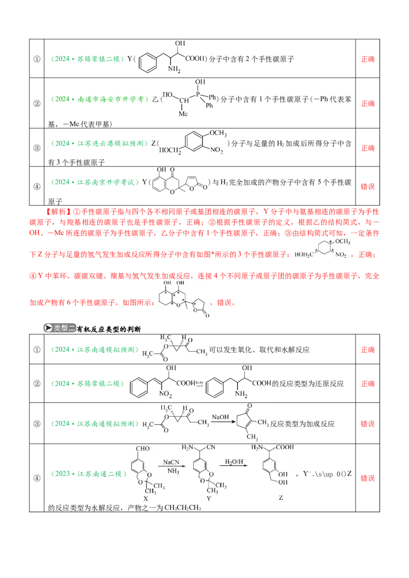 微专题突破10有机结构与性质及同分异构体的书写（学案）（教师版）_05高考化学_2025年新高考资料_二轮复习_2025年高考化学二轮复习重点微专题突破学案（新高考专用）3419182