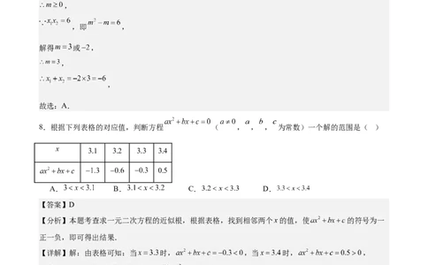 第二十一章一元二次方程测试&middot;提升卷（教师版）_初中数学_九年级数学上册（人教版）_知识点汇总-U105_2026版